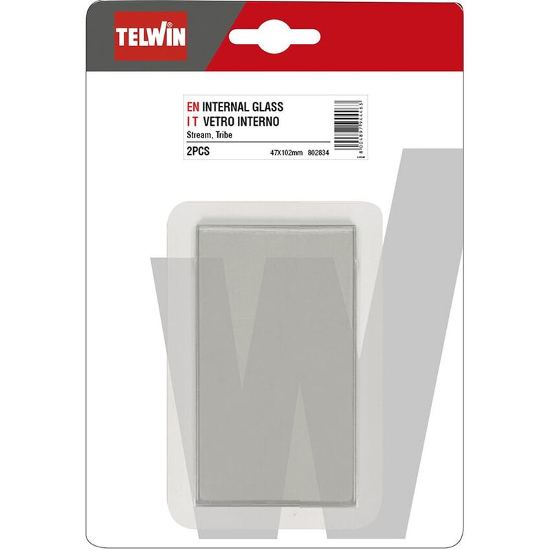 TELWIN - KIT VETRO INTERNO 47X102 MM - 802834 - RICAMBIO WELDING HELMETS