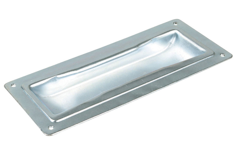 MANIGLIA AD INCASSO CON FORI ZINCATA