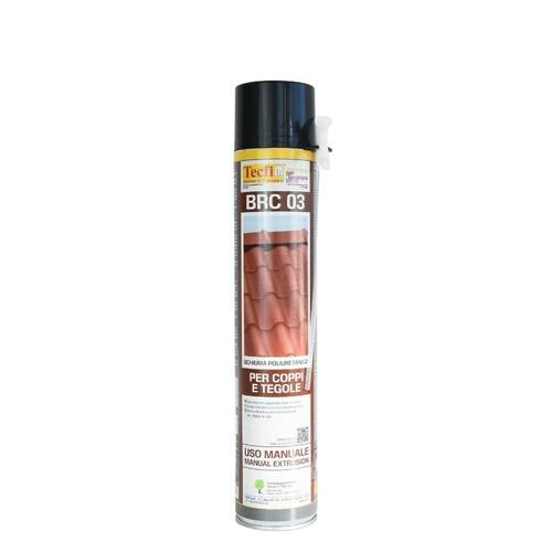 SCHIUMA POLIURETANICA MONOCOMPONENTE PER TETTI - MANUALE - 750 ML.
