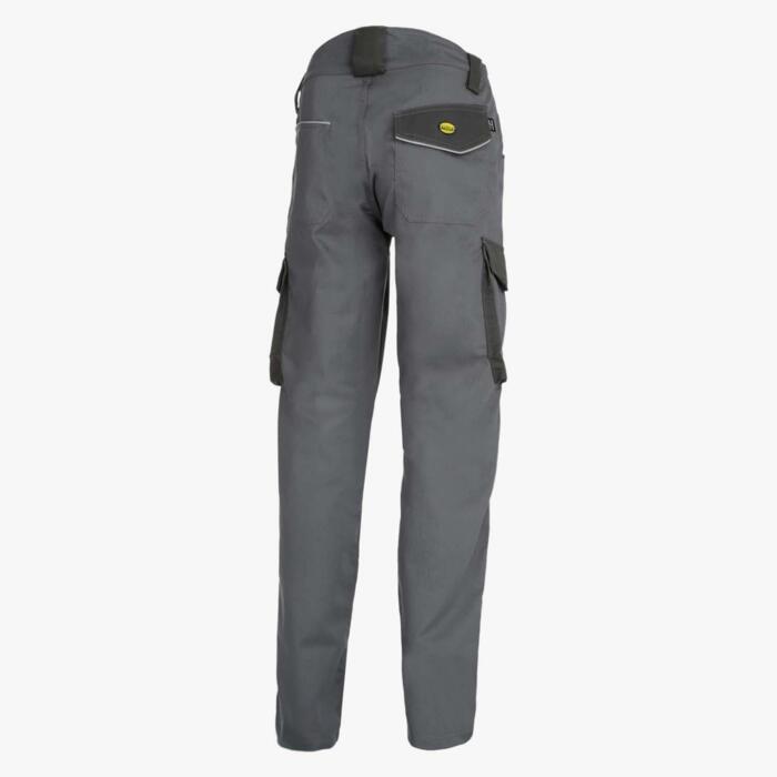 DIADORA UTILITY - PANTALONE STAFF CARGO - COLORE GRIGIO ACCIAIO