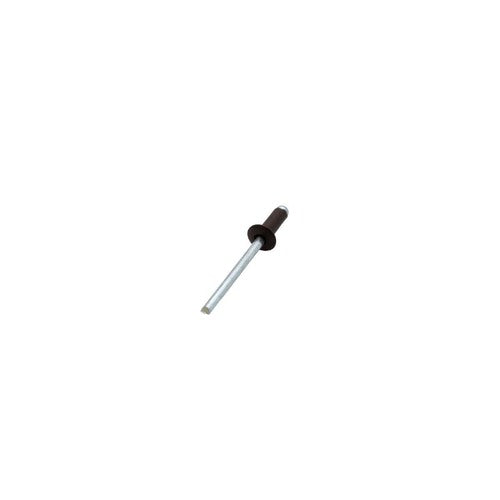 RIVETTO IN ALLUMINIO MARRONE 8017 CON CHIODO IN ACCIAIO ZINCATO 3,4 X 8 - 100 PEZZI