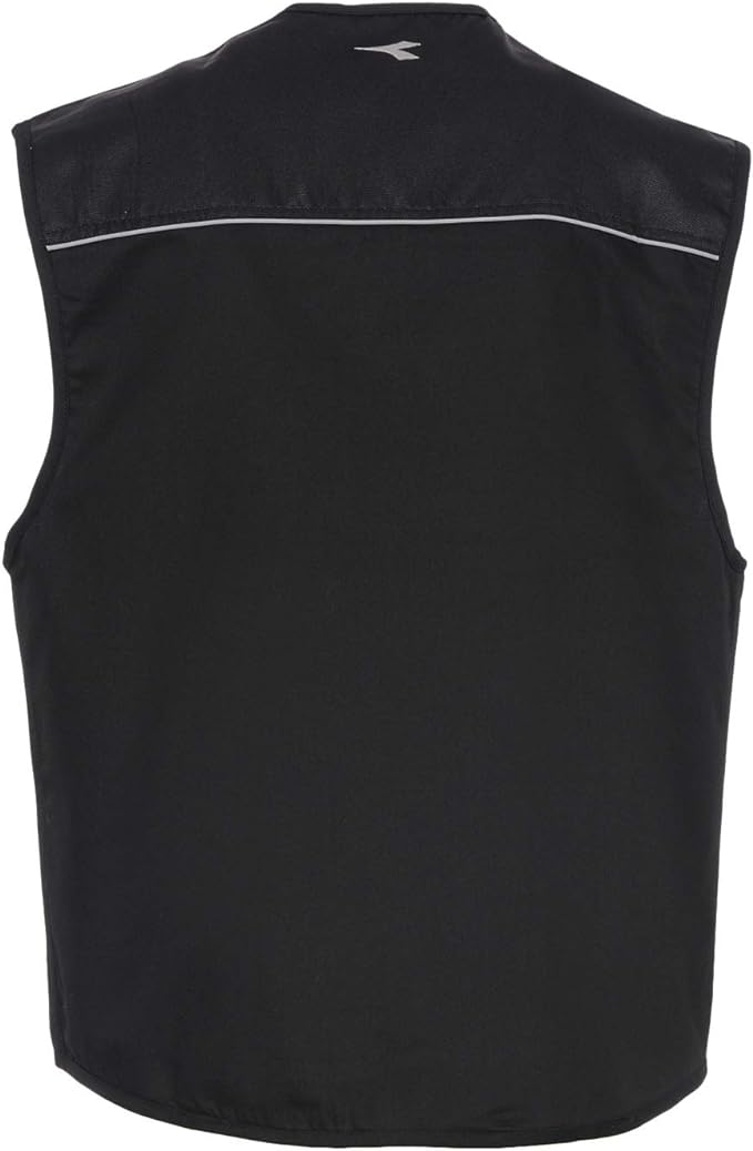 DIADORA UTILITY - GILET MULTITASCHE VEST MOVER - COLORE NERO