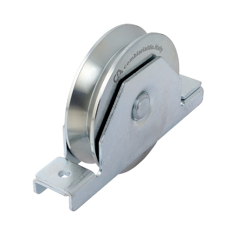 RUOTA 2 CUSCINETTI SUPPORTO INTERNO GOLA V - DIAM. 100