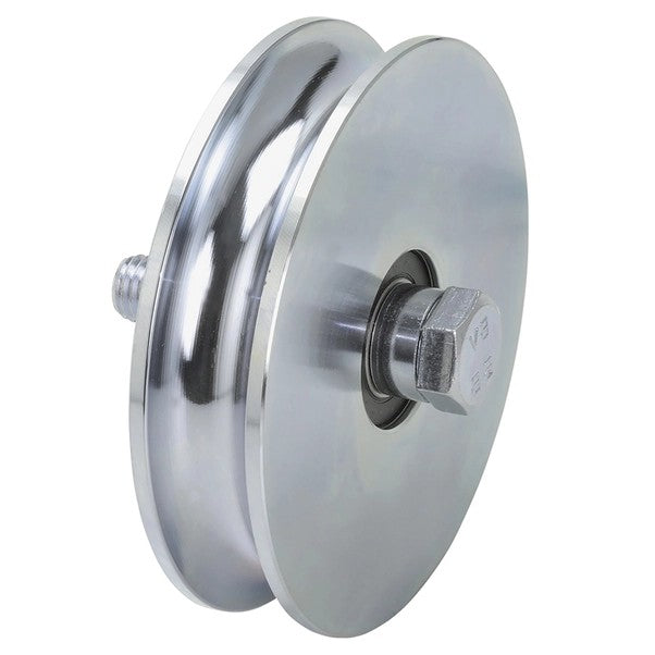 RUOTA 2 CUSCINETTI GOLA TONDA - D.120