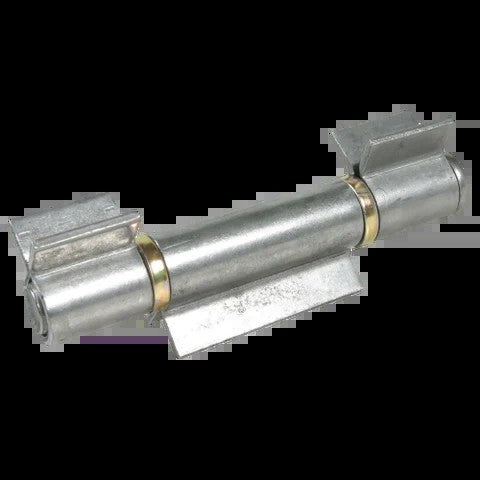 CERNIERA GIGANTE PER CANCELLI 3 ALI APERTE CON PERNO SFILABILE, RONDELLA E FORO DI LUBRIFICAZIONE - 210 MM.