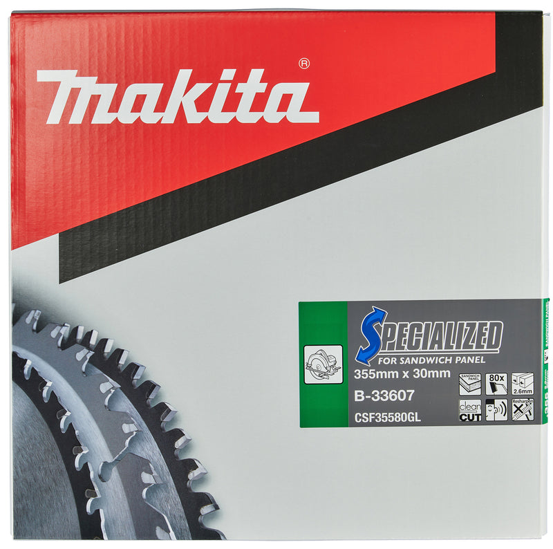 MAKITA - LAMA SPECIALIZED PANNELLI SANDWICH 355X30X80 - ACCESSORI