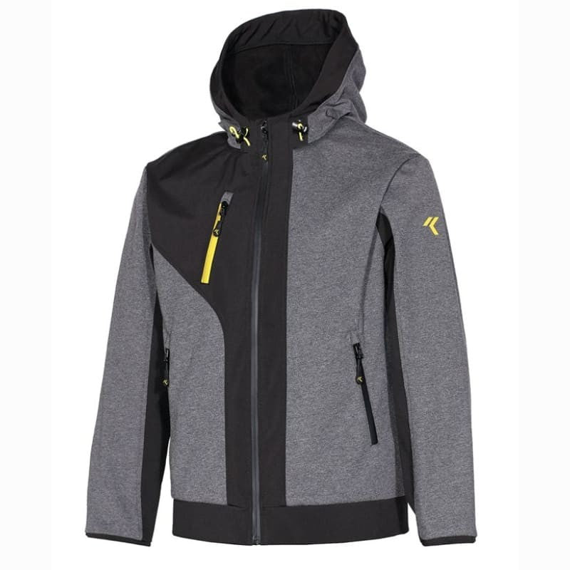 ISSALINE - GIACCA RUSH SOFTSHELL GRIGIO/NERO