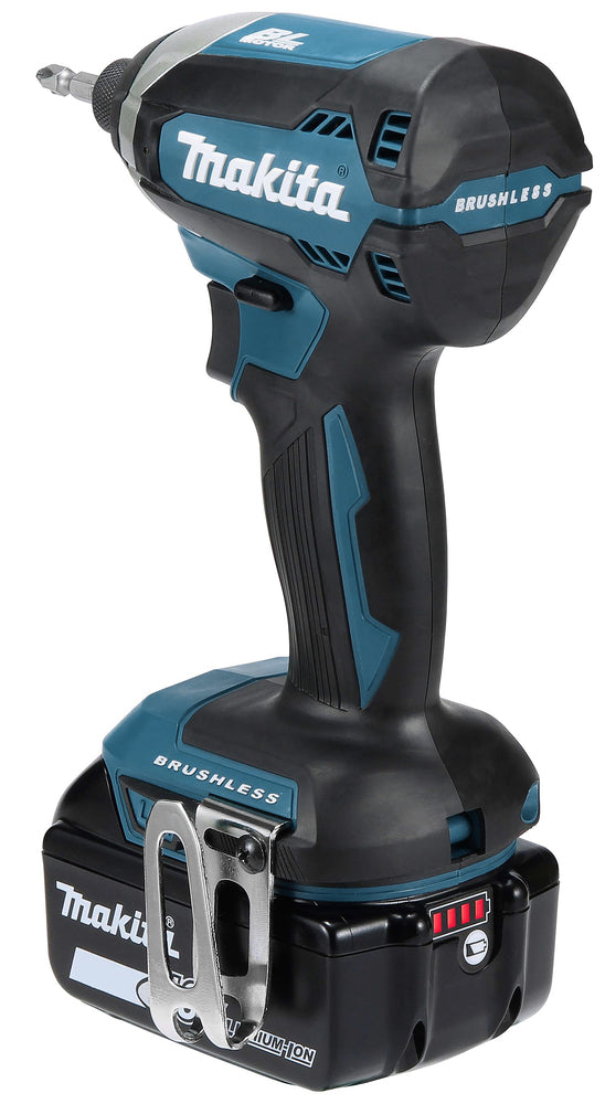 MAKITA - AVVITATORE AD IMPULSI DTD153RTJ, DUE BATTERIE LI-ION LXT 18V 5,0 AH, UN CARICABATTERIE RAPIDO E VALIGETTA MAKPAC 2