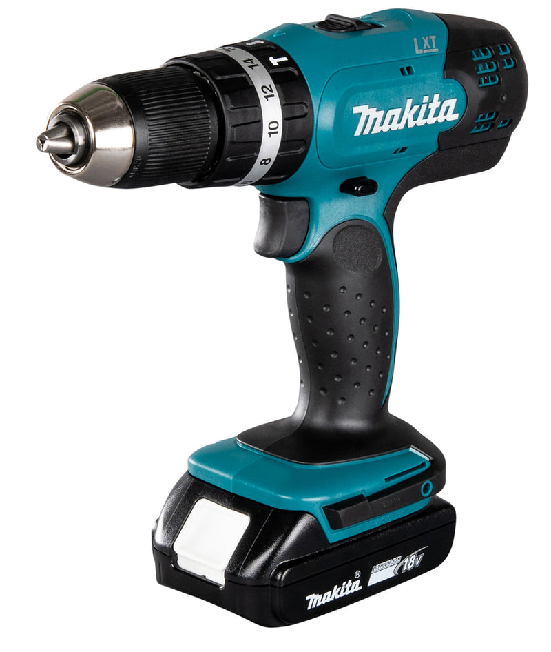 MAKITA - TRAPANO AVVITATORE CON PERCUSSIONE 18V 3AH - DHP453RFE