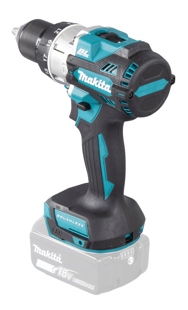 MAKITA - TRAPANO AVVITATORE CON PERCUSSIONE LXT - DHP486ZJ - CORPO MACCHINA E VALIGETTA MAKPAC