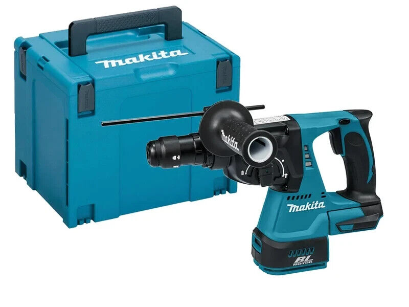 MAKITA - TASSELLATORE 18V BL MOTOR SDS-PLUS 24MM - DHR243ZJ - CORPO MACCHINA E VALIGETTA MAKPAC