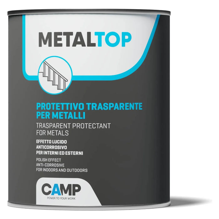 CAMP PROFESSIONAL METAL TOP PROTETTIVO PER METALLO - TRASPARENTE, 1 LT