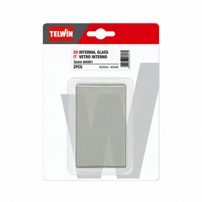 TELWIN - KIT VETRO INTERNO 96 X 104 MM - 802951 - RICAMBIO WELDING HELMETS