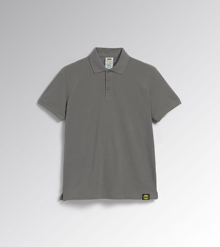 DIADORA UTILITY - POLO ATLAR ORGANIC MANICA CORTA GRIGIO ACCIAIO