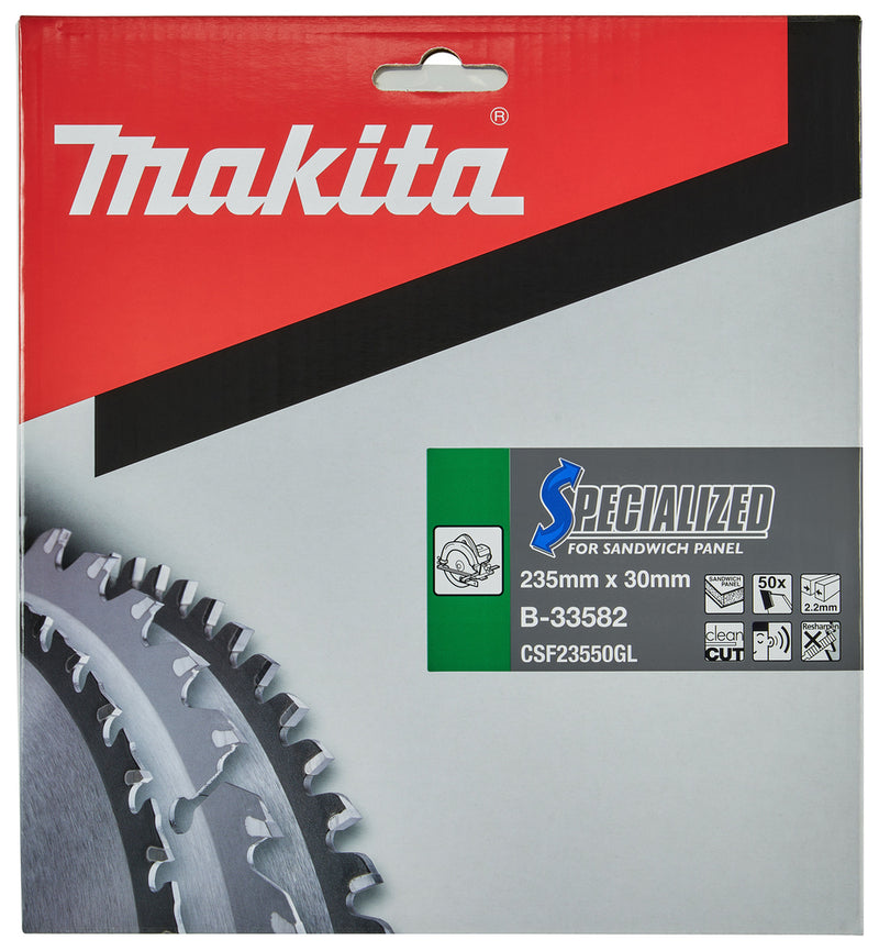 MAKITA - LAMA SPECIALIZED PANNELLI SANDWICH 235 X 30 X 50 - ACCESSORI