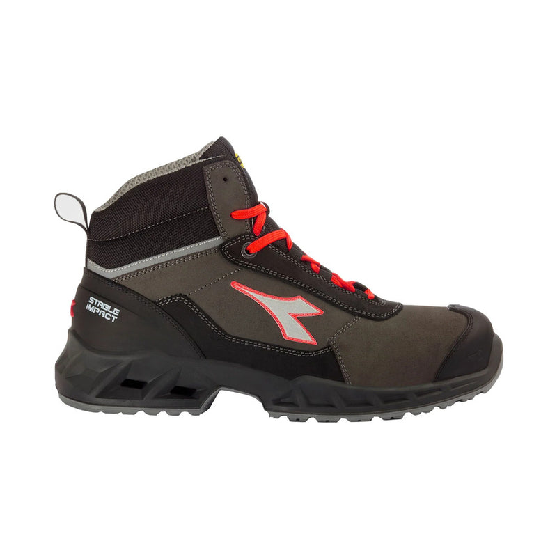 DIADORA UTILITY - SCARPA ANTINFORTUNISTICA SHARK STABLE IMPACT LEATHER MID S3 SRC ESD