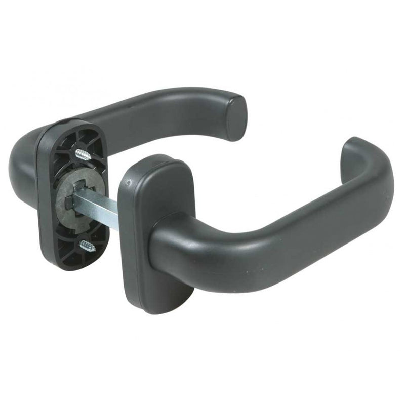 MANIGLIA PER MONTANTE IN NYLON NERA