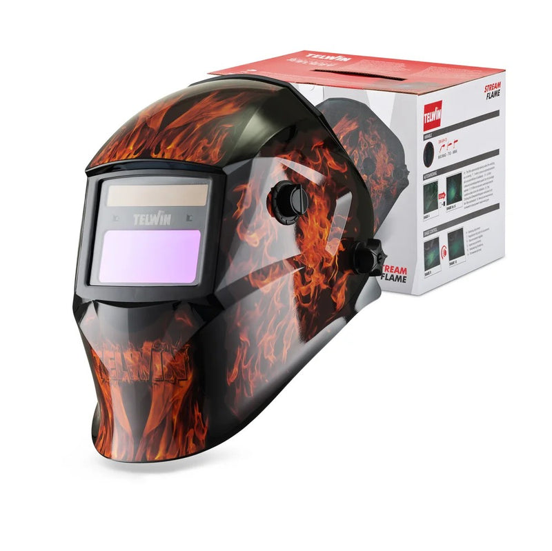 TELWIN STREAM FLAME MASCHERA AUTOMATICA A CASCHETTO - 804235