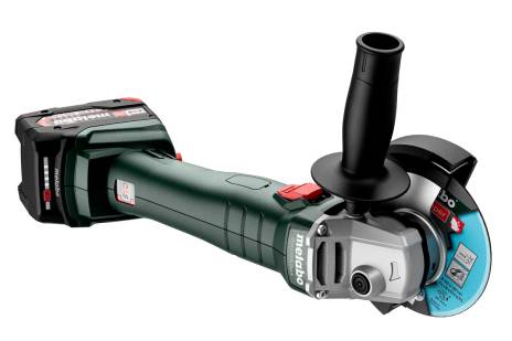 METABO - W 18 L 9-125 SMERIGLIATRICE ANGOLARE A BATTERIA 2X 4,0 AH E UNA BATTERIA DA 4H IN OMAGGIO