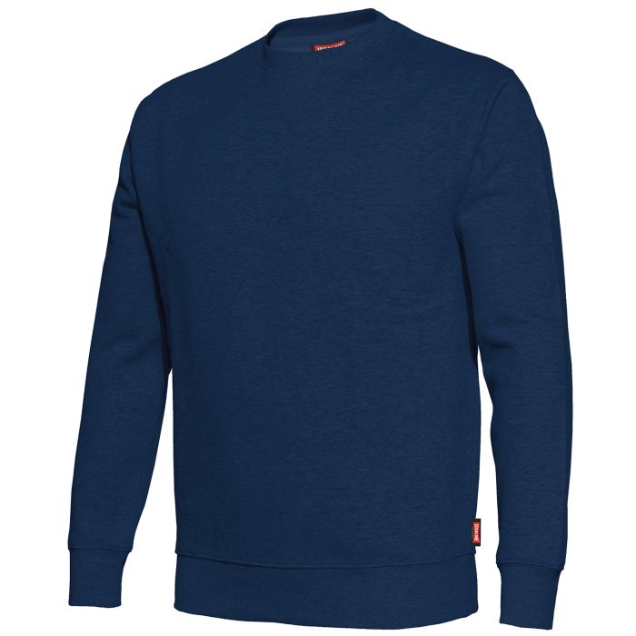 ISSALINE - FELPA GIRO COLLO FALORIA BLU