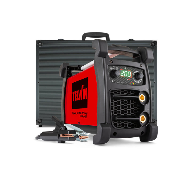 TELWIN SALDATRICE TECHNOLOGY 238 XT CE/MPGE 230V CON ACCESSORI E VALIGETTA IN ALLUMINIO - 816258