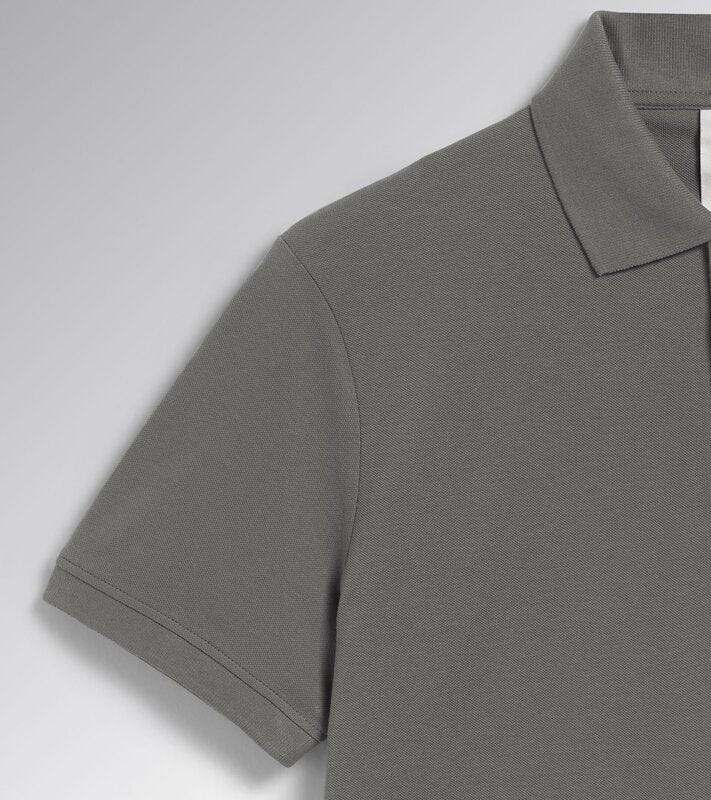 DIADORA UTILITY - POLO ATLAR ORGANIC MANICA CORTA GRIGIO ACCIAIO