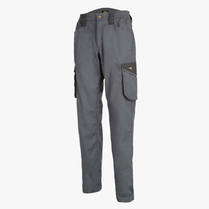 DIADORA UTILITY - PANTALONE STAFF CARGO - COLORE GRIGIO ACCIAIO
