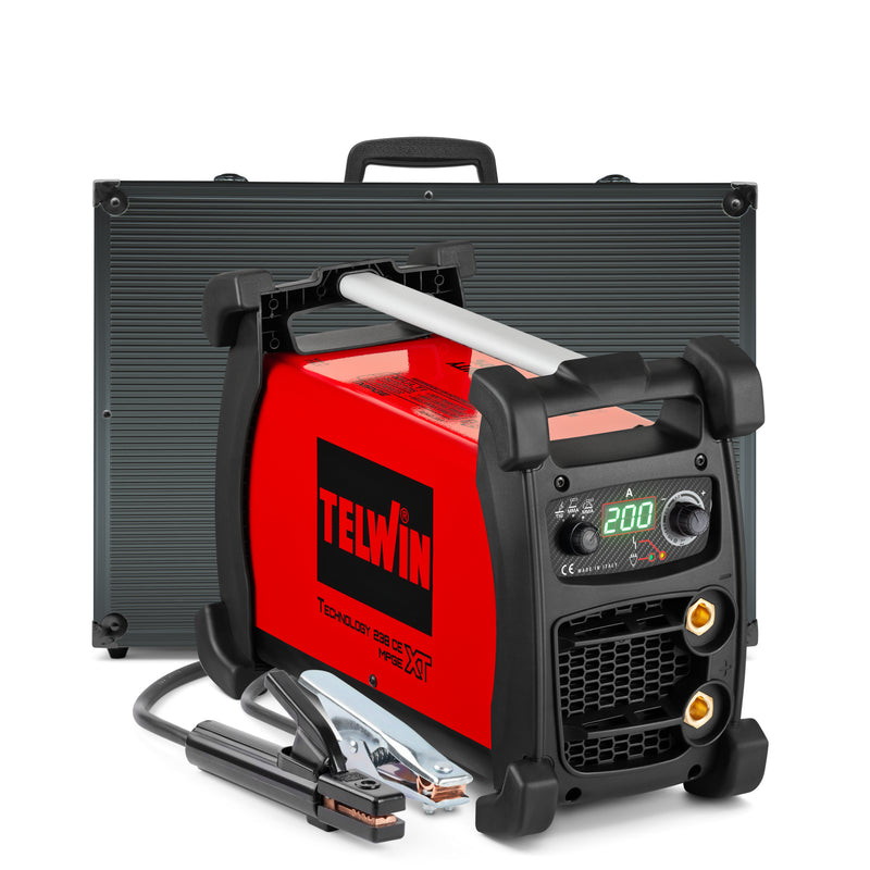 TELWIN SALDATRICE TECHNOLOGY 238 XT CE/MPGE 230V CON ACCESSORI E VALIGETTA IN ALLUMINIO - 816258