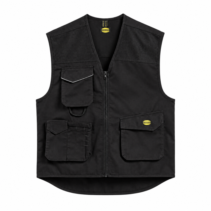 DIADORA UTILITY - GILET MULTITASCHE VEST MOVER - COLORE NERO