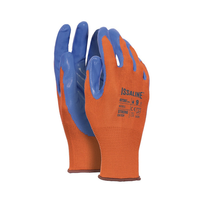 ISSALINE - GUANTO STRONG CATCH 07287 ARANCIO/BLU