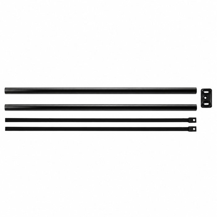 ISEO ASTE E COPERTURE L.2400 VERN. NERO PER MANIGLIONE ANTIPANICO IDEA BASE - 94100205