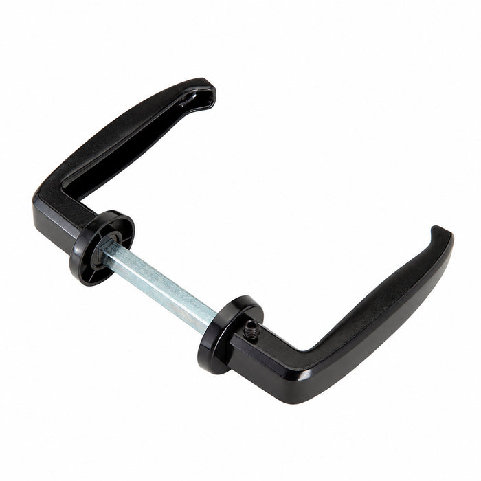 MANIGLIA CON GRANO REGOLABILE RAL 9005