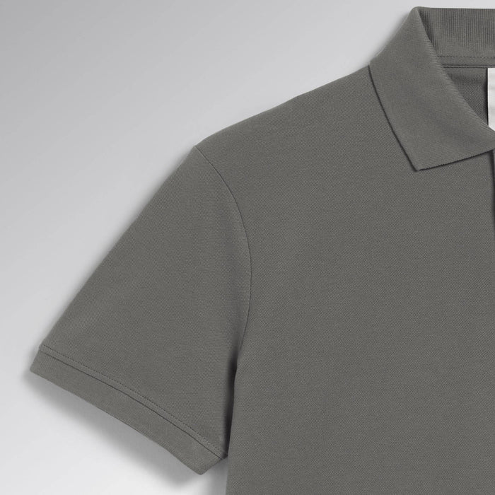 DIADORA UTILITY - POLO ATLAR ORGANIC MANICA CORTA GRIGIO ACCIAIO