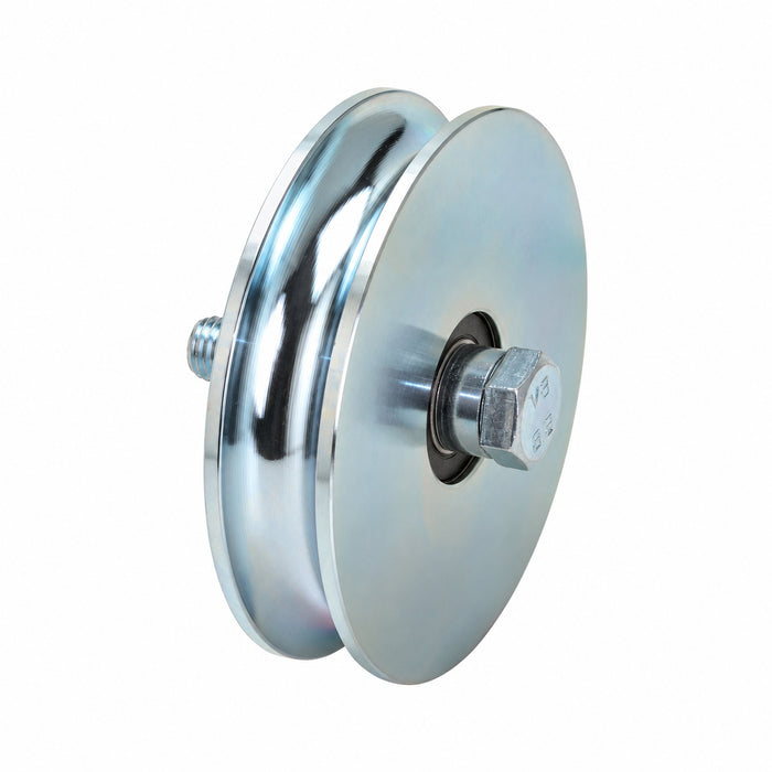 RUOTA 2 CUSCINETTI GOLA TONDA - D.120