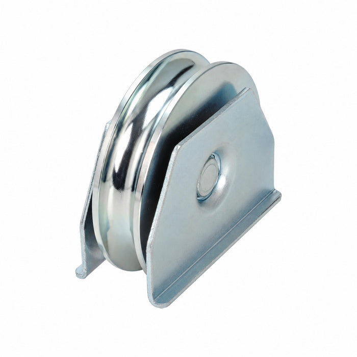RUOTA 2 CUSCINETTI SUPPORTO LATERALE GOLA TONDA - DIAM. 120