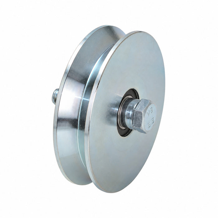 RUOTA 2 CUSCINETTI GOLA V - DIAM. 120