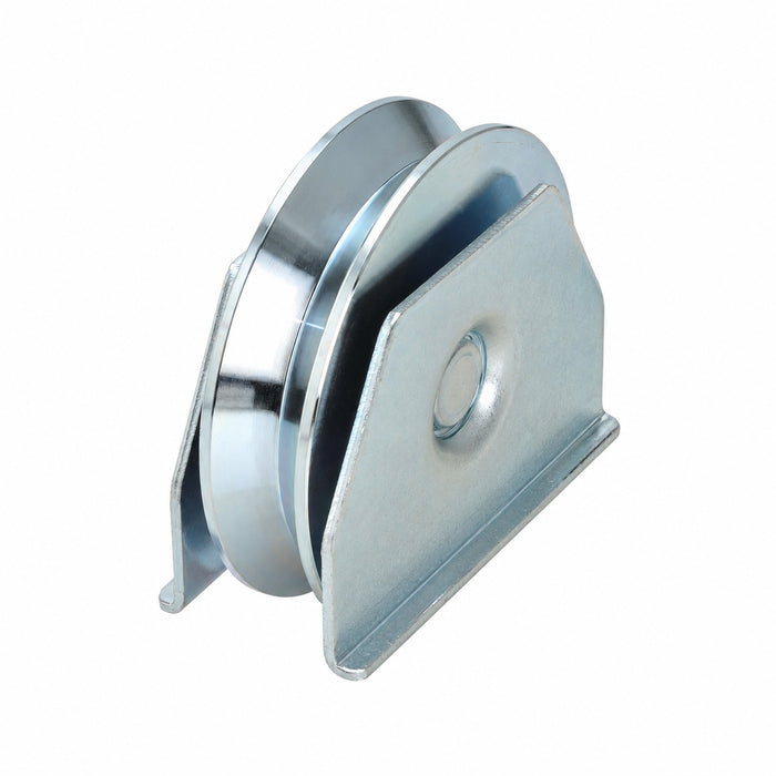 RUOTA 2 CUSCINETTI SUPPORTO LATERALE GOLA V - DIAM. 140