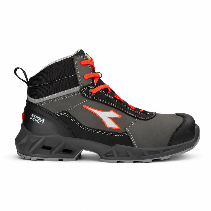DIADORA UTILITY - SCARPA ANTINFORTUNISTICA SHARK STABLE IMPACT LEATHER MID S3 SRC ESD
