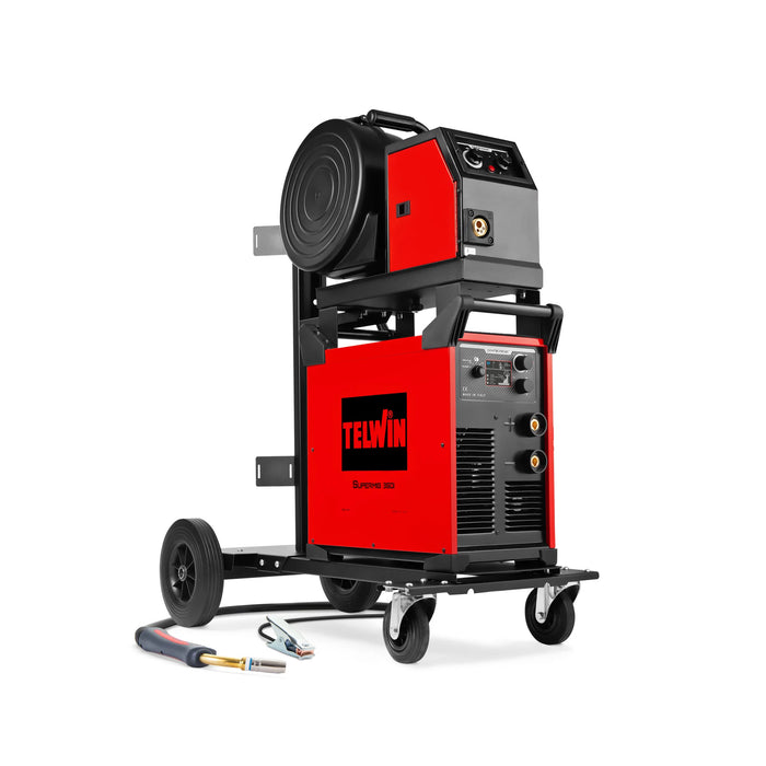 TELWIN - SUPERMIG 350I 230V/400V PACK + CARRELLO - SALDATRICE - 816903