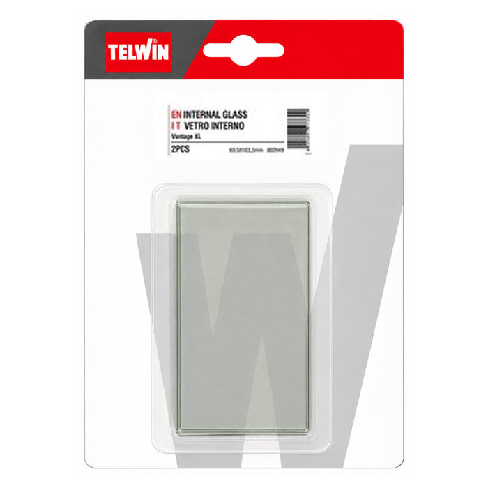 TELWIN KIT 2 PEZZI VETRO INTERNO 69.5X103.5 MM - 802949 - RICAMBIO WELDING HELMETS