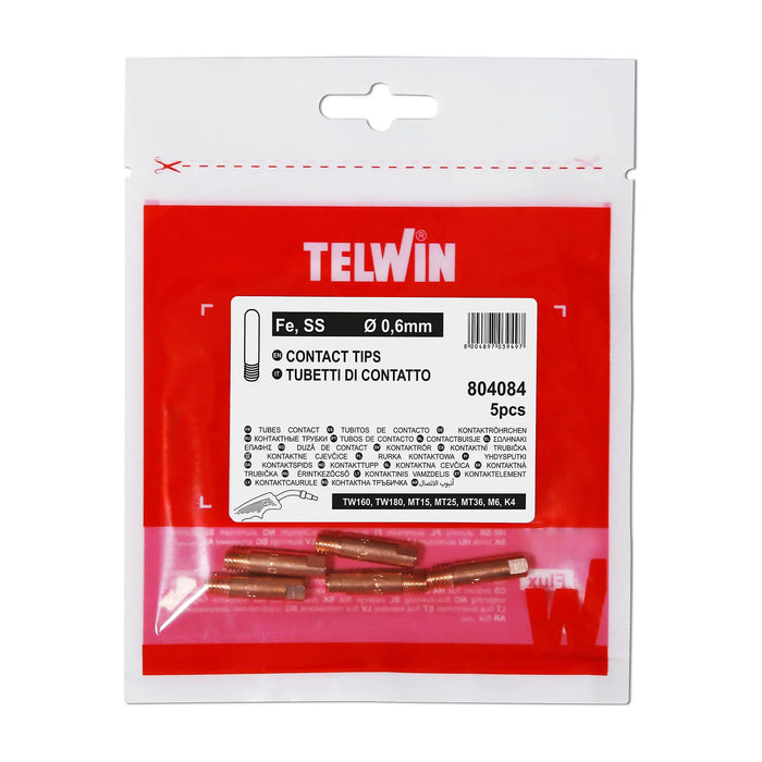 TELWIN - TUBETTO DI CONTATTO 0,6 MM - 804084 - RICAMBIO MIG/MAG