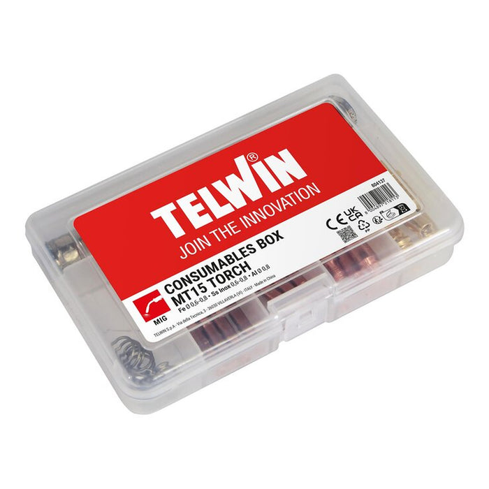 TELWIN - BOX CONSUMABILI TORCIA MIG MT.15 - 804137 - RICAMBIO MIG