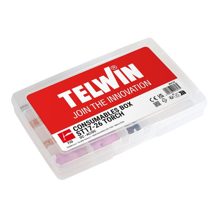 TELWIN - BOX CONSUMABILI TORCIA TIG ST17-26 - CONSUMABILI TIG - 804138