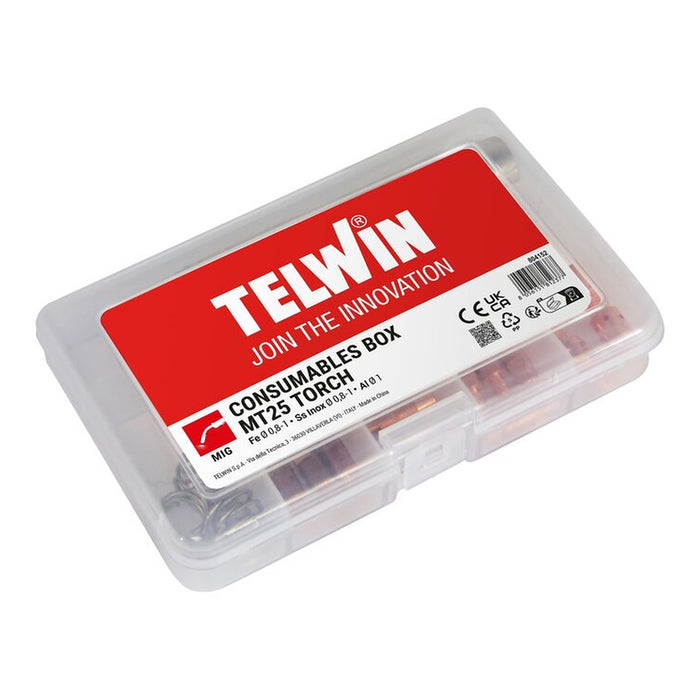 TELWIN BOX CONSUMABILI PER TORCIA MIG MT25 - 804152 - ACCESSORI MIG