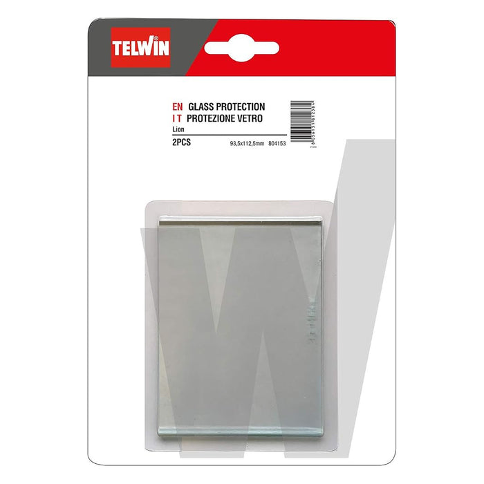 TELWIN - KIT VETRO ESTERNO 93X112 MM 2 PEZZI - 804153 - RICAMBIO WELDING HELMETS