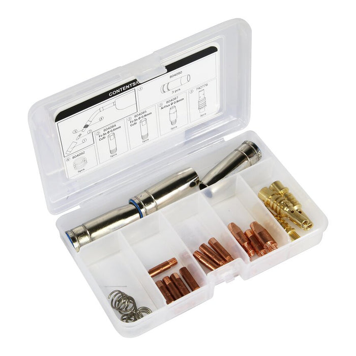 TELWIN - BOX CONSUMABILI TORCIA MIG MT.15 - 804137 - RICAMBIO MIG