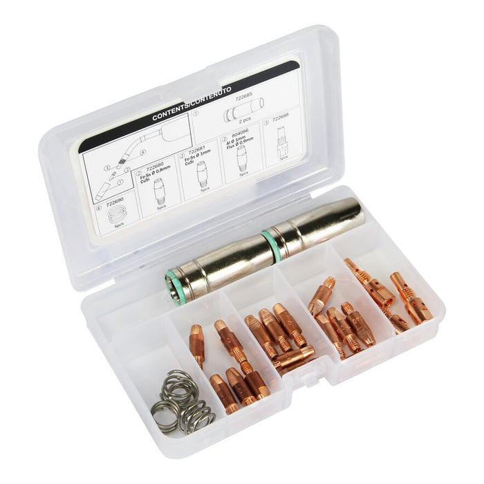 TELWIN BOX CONSUMABILI PER TORCIA MIG MT25 - 804152 - ACCESSORI MIG