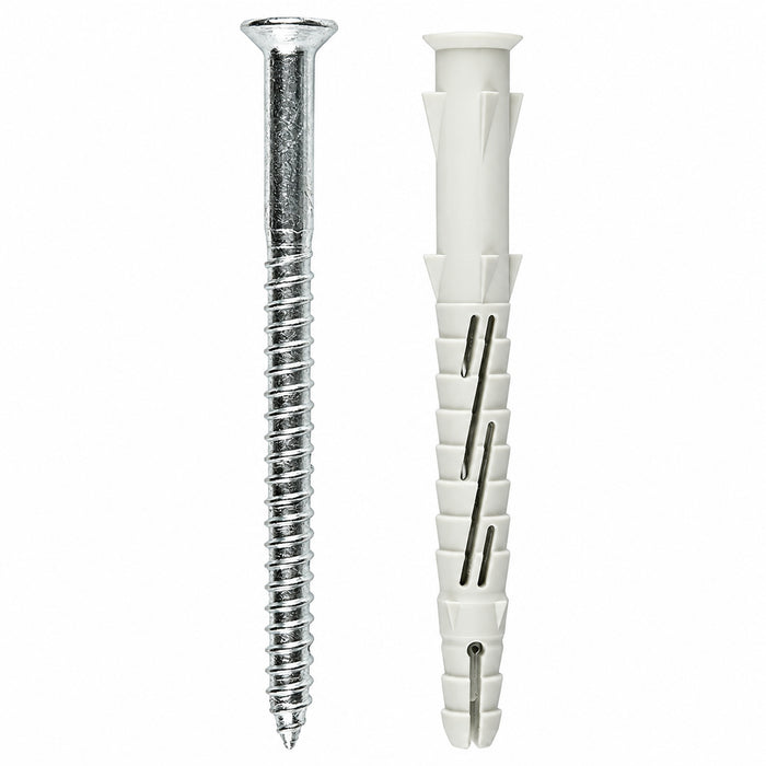 ANCORANTE PROLUNGATO IN NYLON CON BORDO SVASATO E VITE TPS TORX 10 X 120